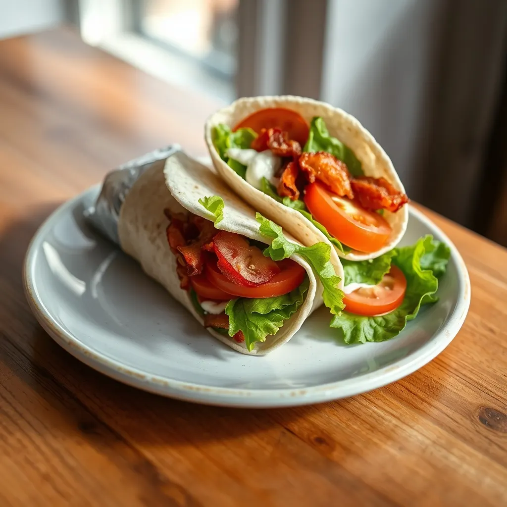 AI-generated illustration of BLT Wrap