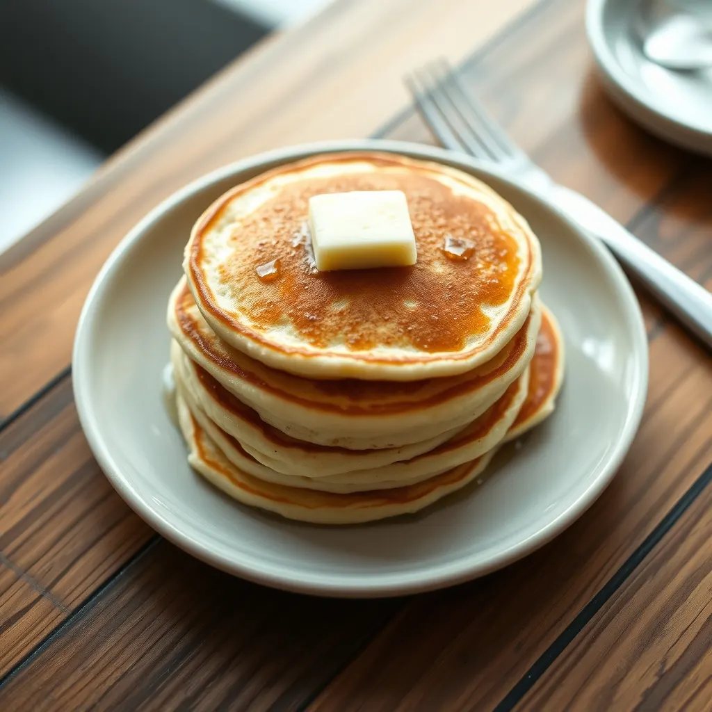 AI-generated illustration of Buttermilk Pancakes