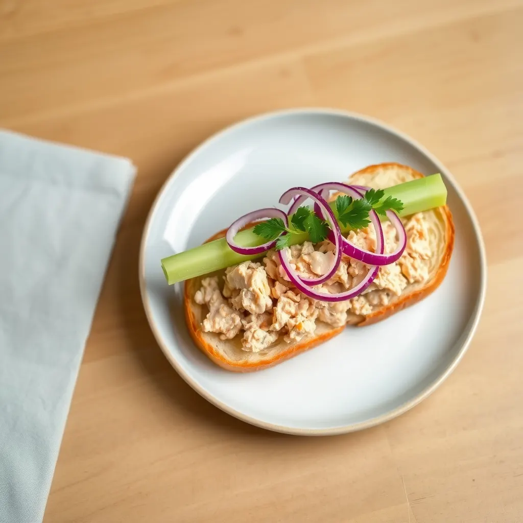 AI-generated illustration of Tuna Melt on Sourdough