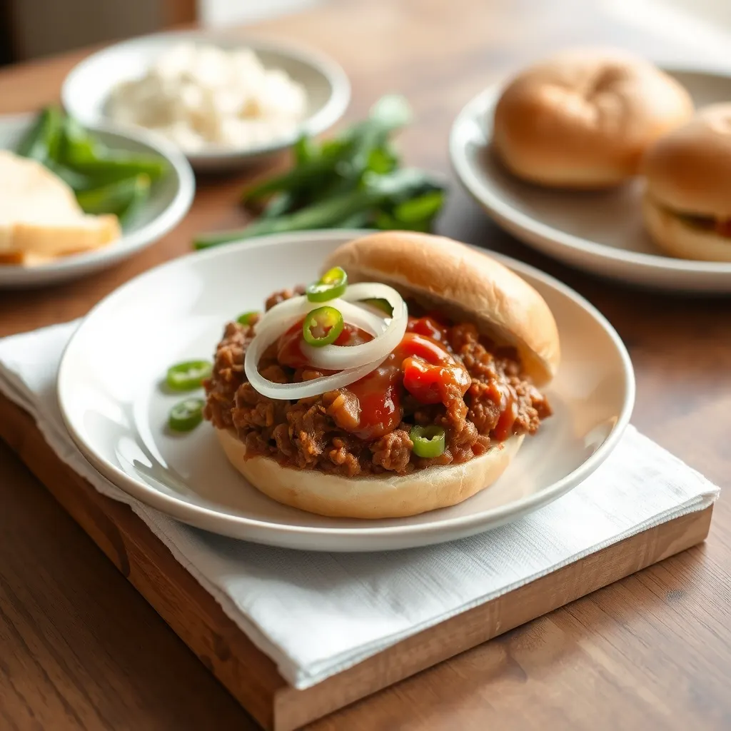 AI-generated illustration of Skillet Sloppy Joes